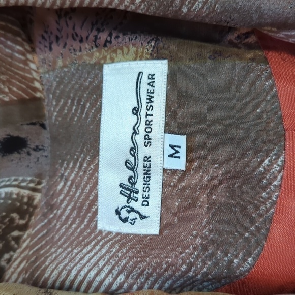 Vintage Helene Artsy Abstract Blazer M - Picture 7 of 11